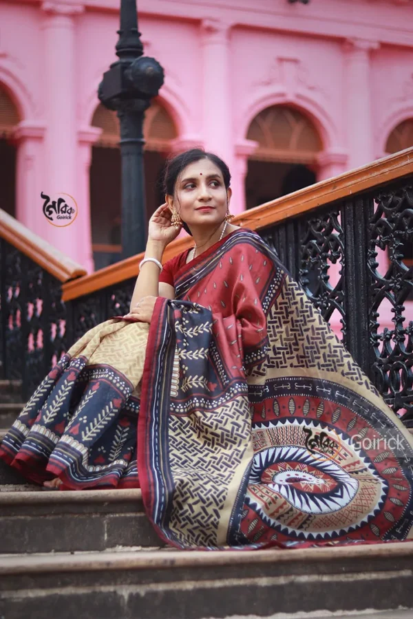 Tussar Silk Saree