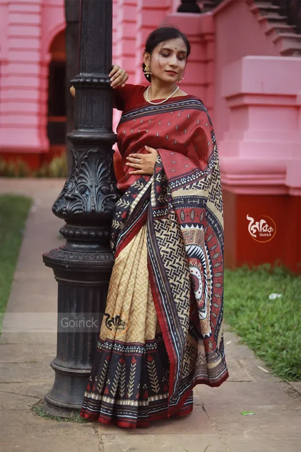 Tussar Silk Saree